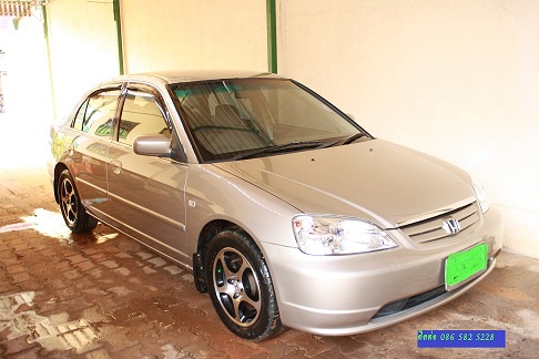 ขายรถใช้เองซักคัน civic dimention VTi LEV 1.7 ปี 2001 335,000 บาท ปรับ ราคา 290000 มารับไปเลยครับ
