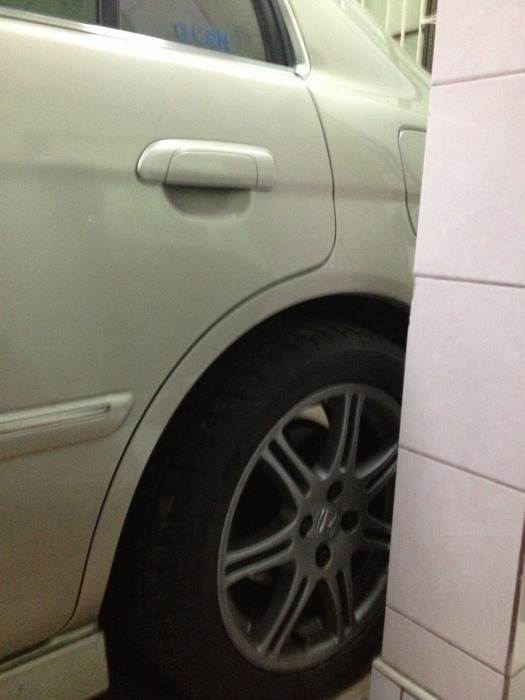 ประมาณ 3 นิ้วสอดทั้งหน้า หลังครับ