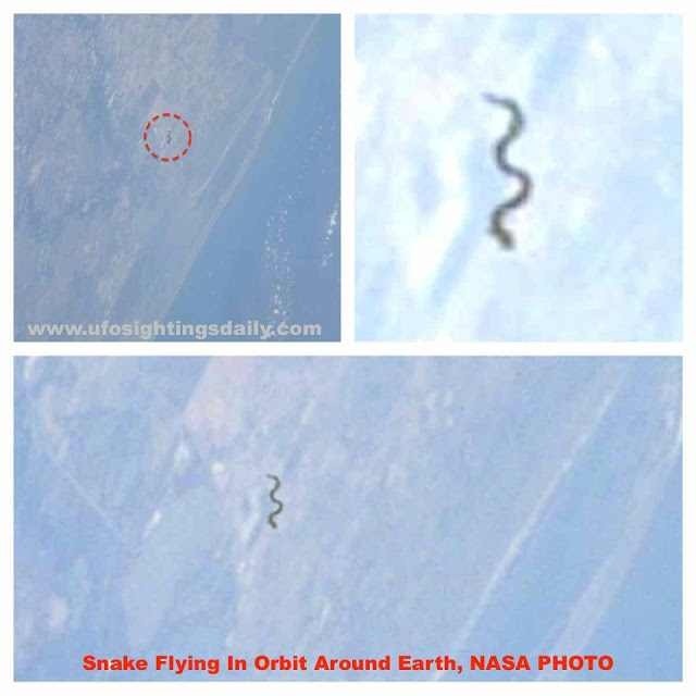NASA จับภาพ มังกร!!! หรือวัตถุลักษณะเหมือนงู เหนือชั้นบรรยากาศโลก