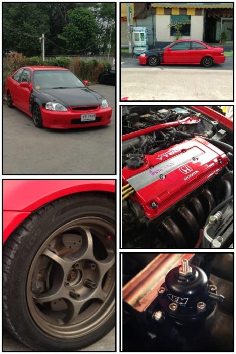 ขายดาวน์ civic coupe lev 2000  b16a เกียร์ธรรมดา (ปรับราคาครับ)
