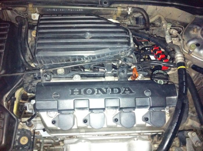 ปรกติเห็นเขาติดเหนือตรงคำว่า honda ครับ