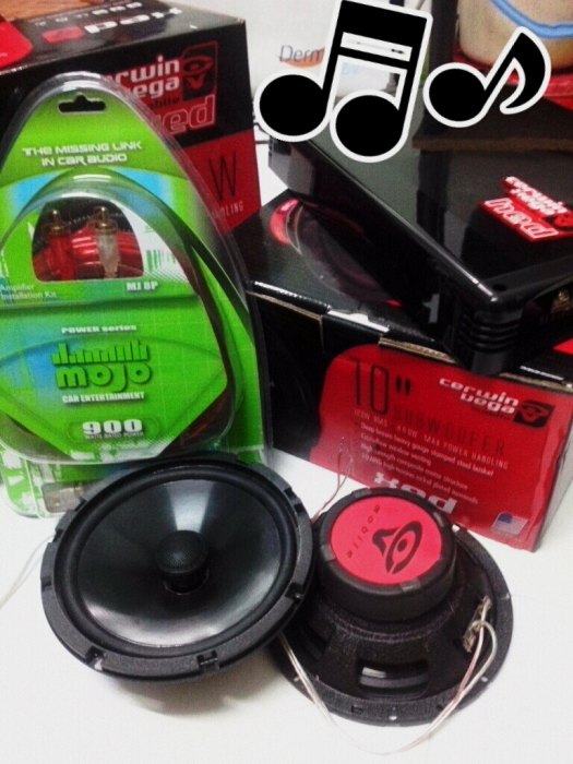 อีกเซตนึง เบา เบา   พาวเวอร์แอมป์Class D (Cerwin vega Hed1000.1)Sab10นิ้ว Xed104 880w สายไฟ Mojo เสียงกลาง Cerwin vega65