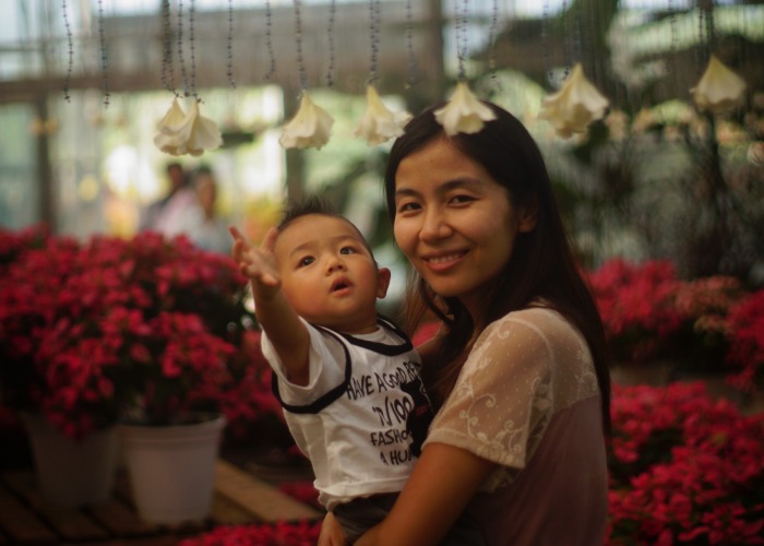 ร่ม ๆ ลูกและ ผบ.