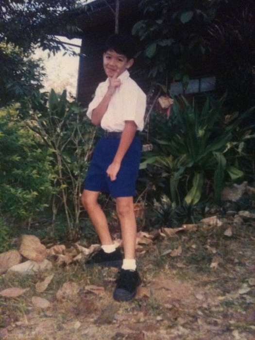 ตอนเด็ก ๆ ก็แอ๊คขี้แตก ประมาณนี้คับ 555