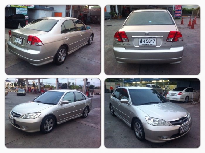 ขาย civic es 04 AT สีทอง