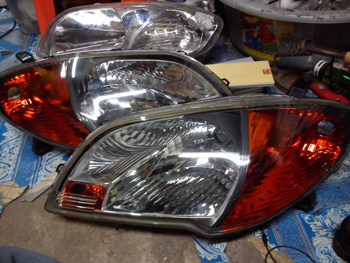 (((junbkk))) ขายไฟหน้าโคมดำ HONDA CIVIC Dimension ปี 2003-05 (ของแท้สภาพ95%)