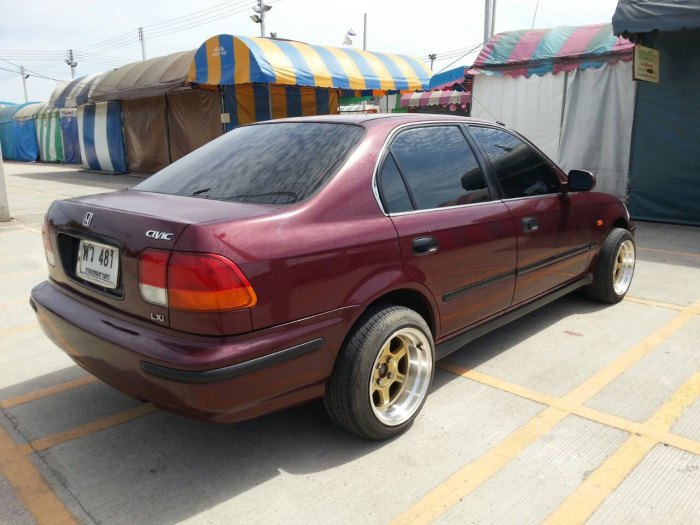 ขายขาดทุน!!! civic ตาโต 1997 สภาพเดิม สีเดิม ติดแก๊ซ 135000 (ไม่เอาล้อแมกซ์ เหลือ 125000)