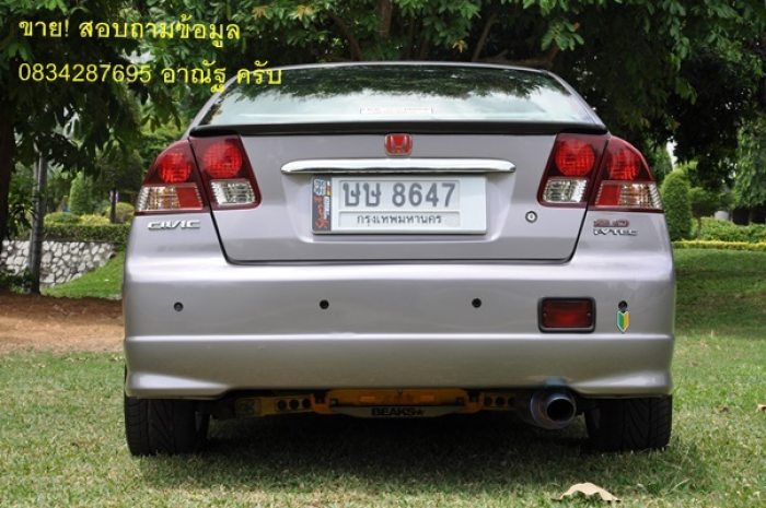 ขายCIVIC ES 2.0 ปี04ตาเหยี่ยว  K20A3 ออโต้<<รูปเยอะ>>แต่งพองามเน้นใช้งานเปิดไว้490000 ลด