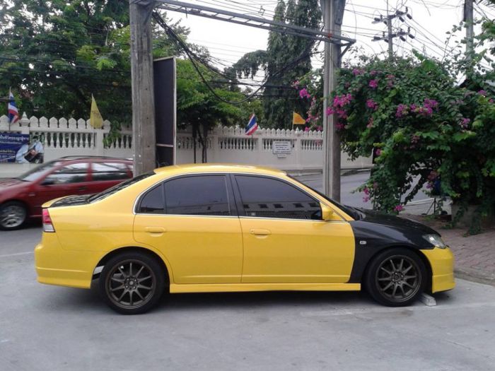 ---- ขาย ES ตาเหยียว เหลือง (หัวท้ายเคฟล่า) ล้อ ce28 แต่งสวยแก๊สหัวฉีด มีแนท ด่วนน----