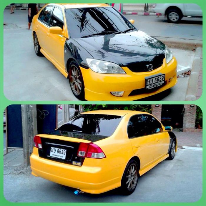 ---- ขาย ES ตาเหยียว เหลือง (หัวท้ายเคฟล่า) ล้อ ce28 แต่งสวยแก๊สหัวฉีด มีแนท ด่วนน----