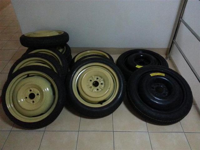 ขายล้ออะไหล่เหลืองของญี่ปุ่นบางๆ15-16-17ทุกไซส์เบาๆถูกที่สุด