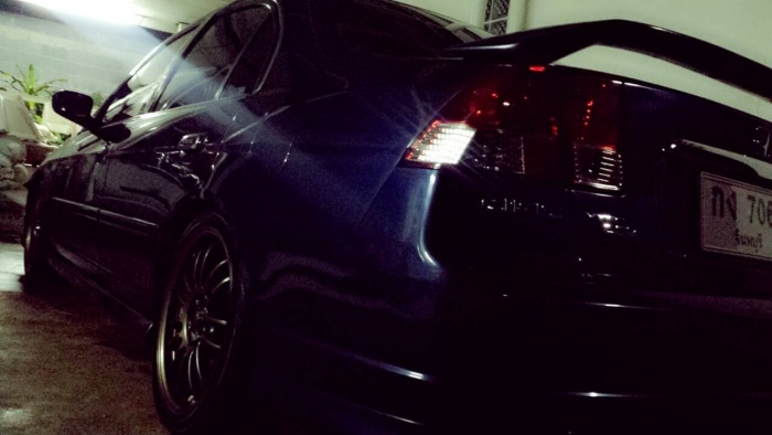 งบน้อย ค่อยๆแต่งครับ Civic ES 02 สีน้ำเงินจากศูนย์ ฝากเนื้อฝากตัวด้วยครับ