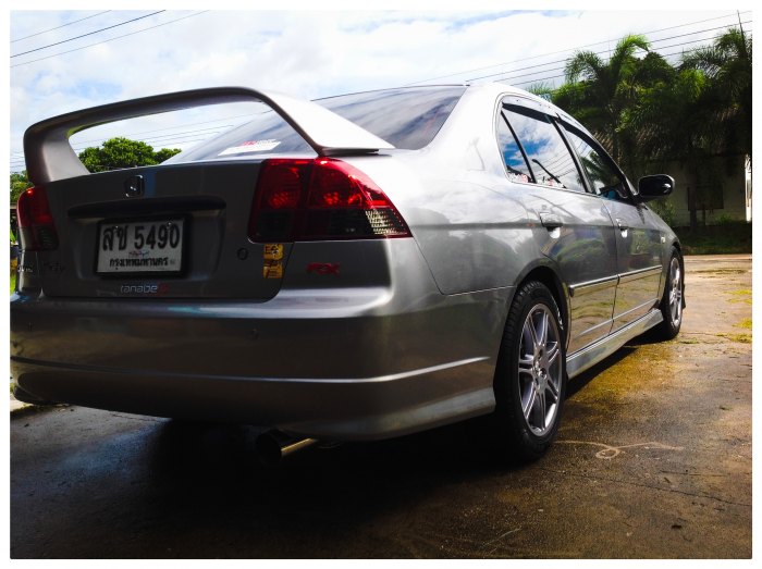 RX05 ระยองสีเทาอัพเดทล้อHONDA ACCESS 16 เปลี่ยนหางเป็นตูดเป็ด