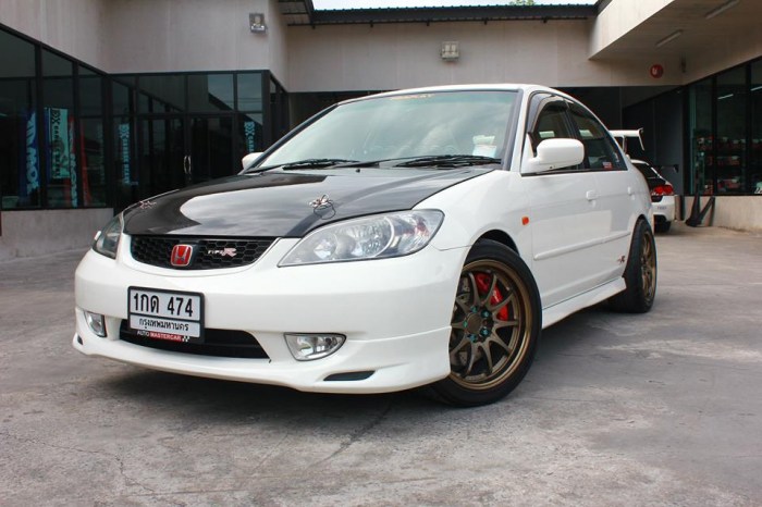 ขายCivic Es ขาวType R Mugen เครื่อง K20A  6 Speed