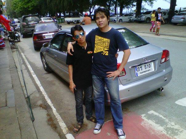 กับรถคู่ใจกับเพื่อน