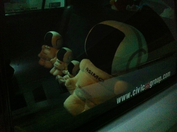 The Asimo Fimaly in Car