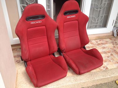 ----- ขายเบาะ RECARO SR4 แดงคู่ สภาพดีด่วนนน. ต่อรองได้ ขายได้ขาย_____