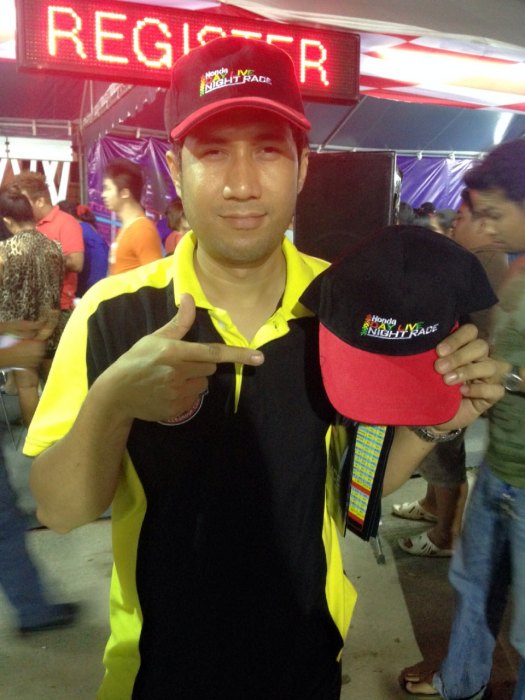 ของแจกงาน HONDA DAY  LIVE  NIGHT RACE 2013