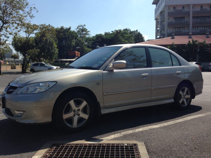 Honda Civic Dimension 2004 1.7 VTEC LEV AT บรอนซ์ทอง
