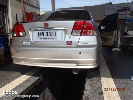 ต้องขอขอบคุณคุณโจ้ จากรังสิต  ที่ได้นำรถมาติดตั้งท่อ  FGK ที่อู่บางแค