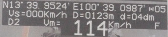 โดนจับความเร็ว 114 km/ชม.