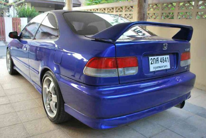 Civic Coupe รถไม่ชน-ไม่จมน้ำเครื่องเดิมสีเดิมแต่งครบภายใน-นอกราคาถูกที่สุดใน3โลก ขาย229000