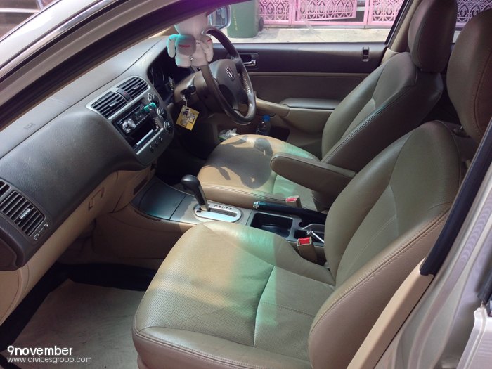 ขาย Honda Civic ES 1.7 ตัวท้อป AT สีบรอนซ์ทอง ปี2005 เครื่องเดิม