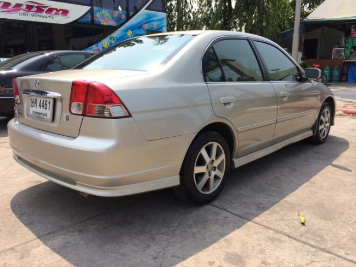 ขายรถบ้าน HONDA CIVIC DIMENTION 1.7 ตัว Top สุด ปี 2003 สีบรอนซ์ทอง ABS/AIRBAG
