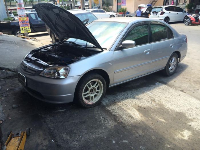 เริ่มแล้วครับ F20B MT Civic ES 1.7