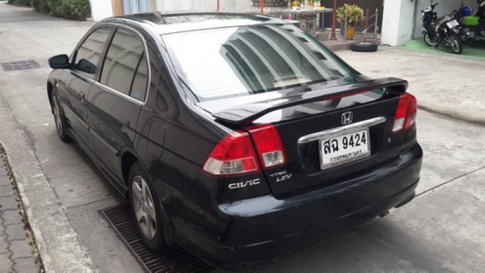 ขาย Honda Civic Dimension 1.7 Vti-Lev ATS สีดำ ปี 2005 ใช้น้อย สภาพดี
