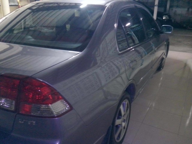 ขาย Civic ES ปี2002 สีเทาดำ เครื่องวีเทค เกียร์ M/T ราคา 178,000.-