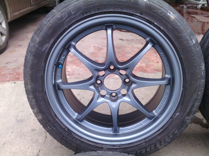 ce28 สีเทากัล พร้อมยาง Bridge RE002 205 50 16 งานcg