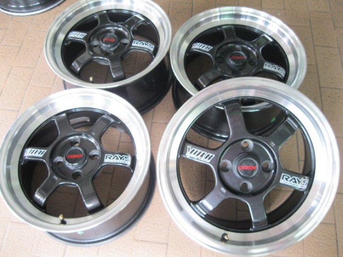 ขายล้อ TE37ขอบ15 สภาพสวย เบรคsky คุ่4500