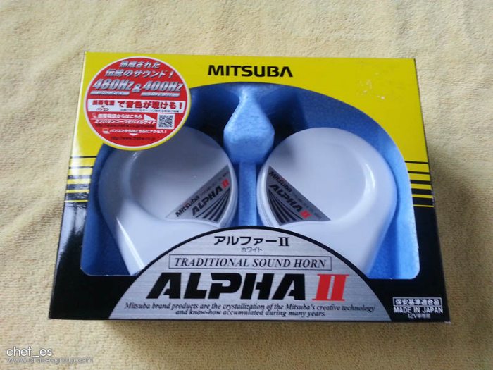 แตร MITSUBA ALPHA II สีขาว 480Hz/400Hz Made in Japan 