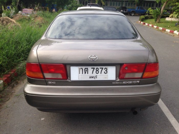 ขายรถ toyota exior สีน้ำตาล ราคาถูกมาก เพียง 95000