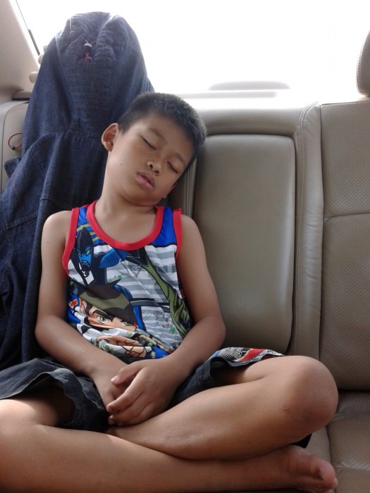 วิ่งนิ่มขนาดไหน ดูลูกชายหลับทุกที