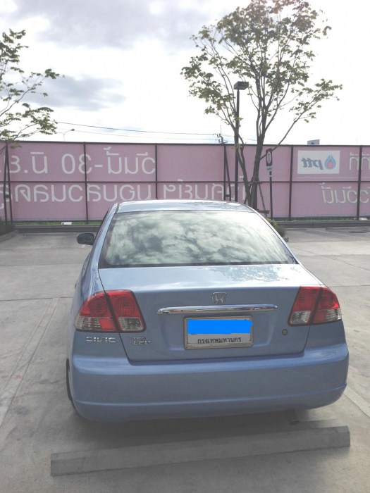 ^^ ขาย ^^ HONDA CIVIC Dimension VTi-LEV 1.7 AT ปี 2003 สีฟ้า