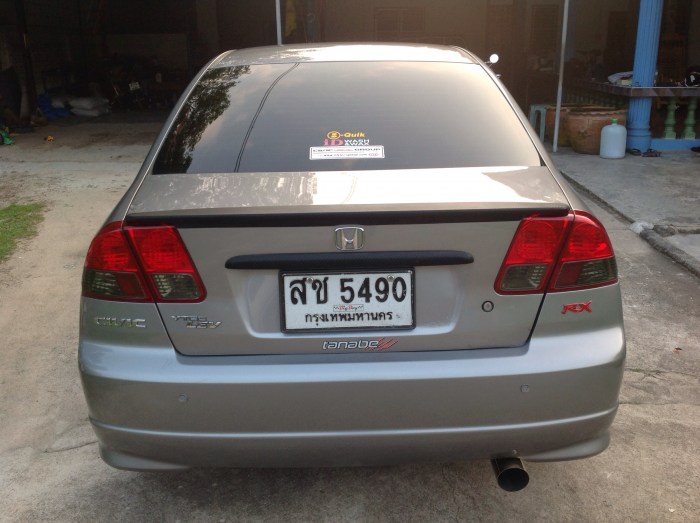 RX05 ระยองสีเทาอัพเดทล้อHONDA ACCESS 16 เปลี่ยนหางเป็นตูดเป็ด