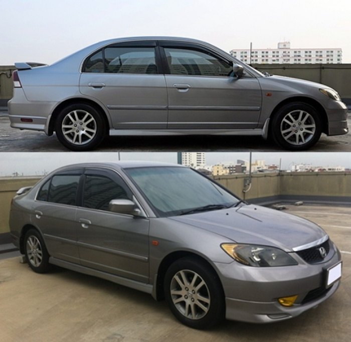 ขาย Civic ES 2.0  ตาเหยี่ยว สีเทาดำ ปี 2004 รถเดิมๆ วิ่งน้อยครับ