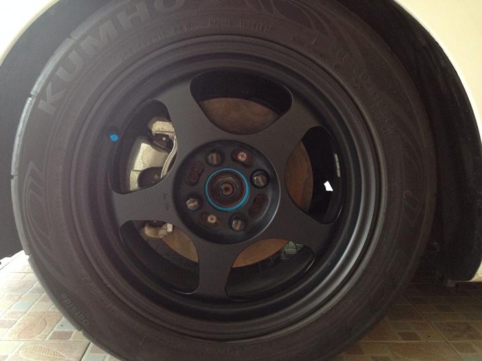 ขายล้อSPOON ROTA 15'' 4/100 6.5"+40 สีดำด้านเหมือนแท้ 6500 B