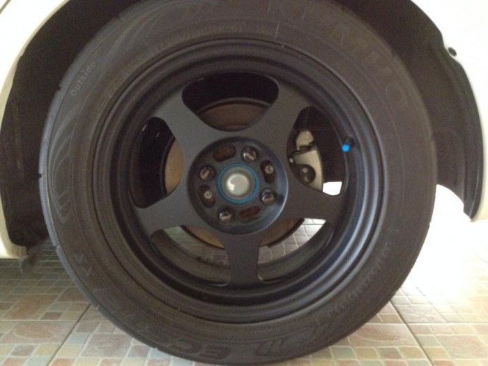 ขายล้อSPOON ROTA 15'' 4/100 6.5"+40 สีดำด้านเหมือนแท้ 6500 B