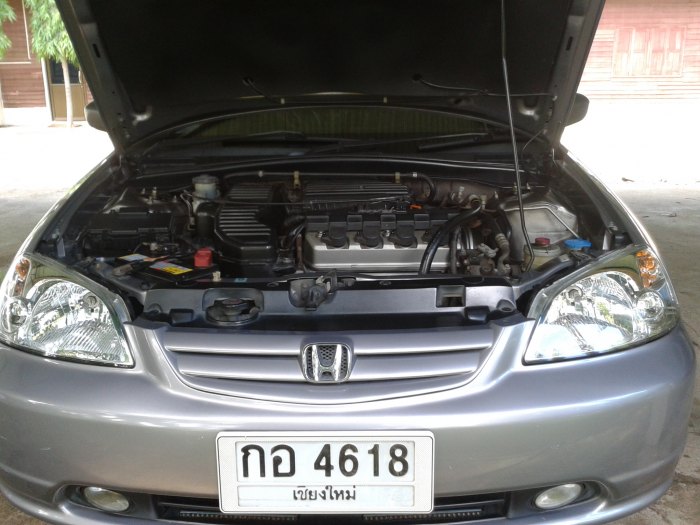 ขาย Civic dimension 2003 ปี 46 Vtec 1.7 MT สีเทา