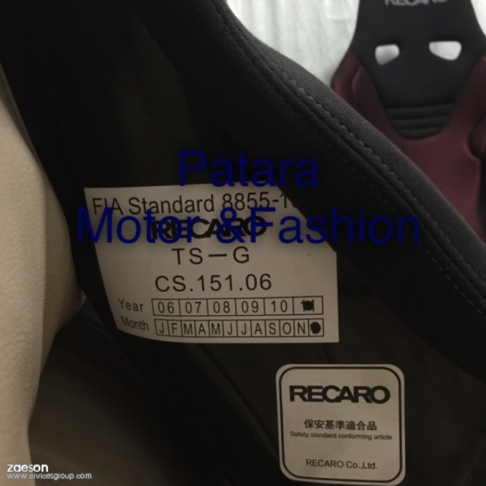 Recaro TS-G RED / ราง RECARO ฝั่งคนขับ