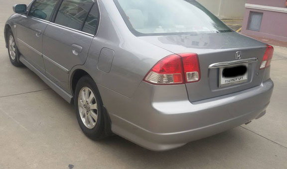 ขายรถบ้าน HONDA CIVIC Dimension ปี 2005 วิ่งมา 9หมื่นโลนิดๆ สภาพสวย วิ่งน้อย
