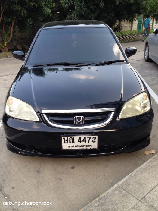 ขาย Honda Civic ES ปี 2003 - สีดำ เครื่องยนต์ Vtec 1.7 + LPG สภาพดี ราคาลดสุดๆๆๆ 195,000 THB