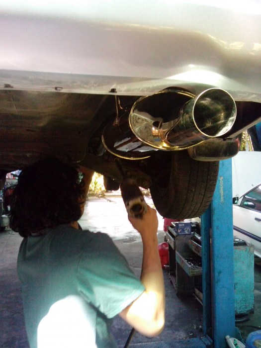 NEW ท่อFUJITSUBOทำตรงรุ่นES 1.7auto