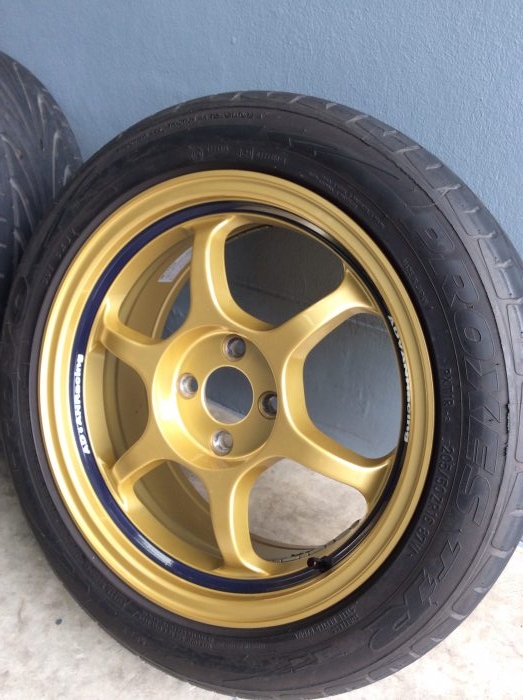 ลดราคา**ขายล้อ RG1 ขอบ16ออฟ40 +ยาง Toyo T1R 205/50/16 ราคา9,800 บาท***