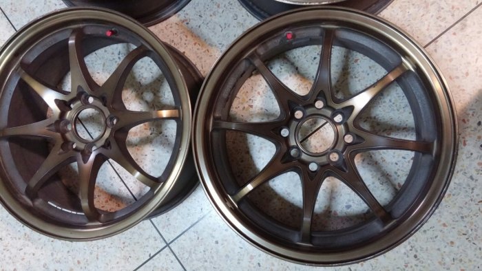 ขาย ยาง GR90 195-55-15 ท่อทรง spoon ล้อ CE28 ขอบ 16 กว้าง 7 งาน ROTA