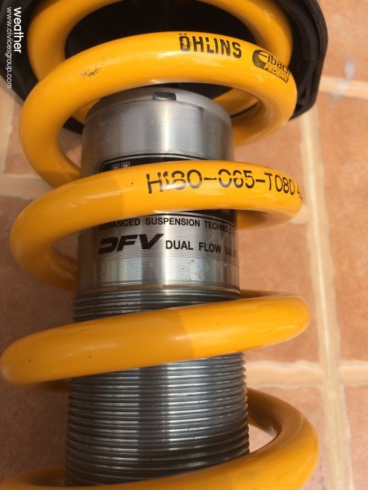 Review : Ohlins DFV for DC5 รุ่นใหม่ กระบอกเงิน ไทเทเนียม