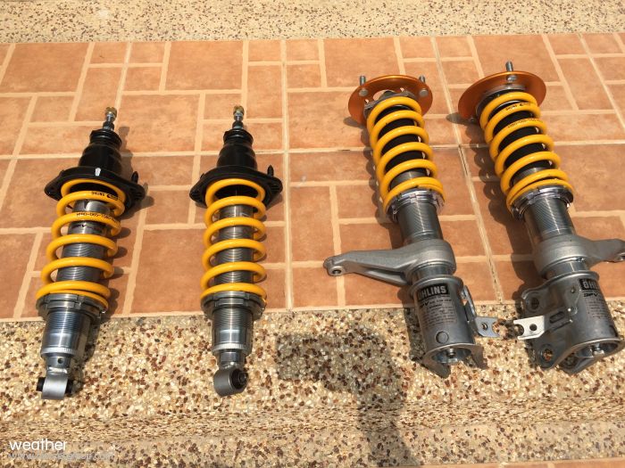 Review : Ohlins DFV for DC5 รุ่นใหม่ กระบอกเงิน ไทเทเนียม